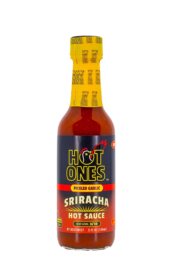 Pickled Garlic Sriracha hot sauce