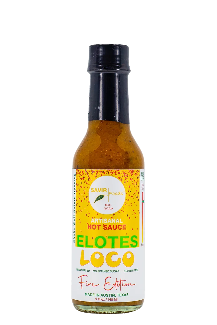 Elotes Loco Fire Edition hot sauce